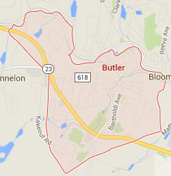 butler nj map